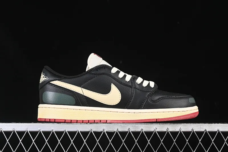 All categories Air Jordan Jordan series basketball shoes Air Jordan 1 Low Nigel Sylvester x Air Jordan 1 Low AJ1 Joe 1 joint low-top cultural casual sneakers IB8958-001